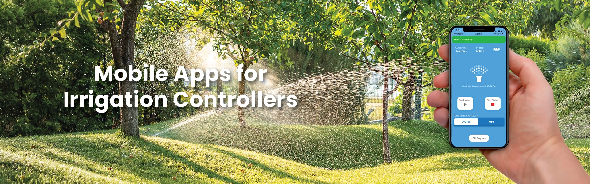 Mobile Apps for Irrigation Controllers