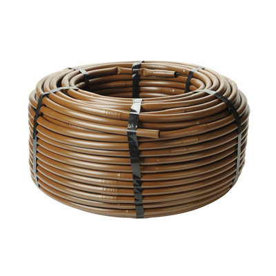 17 mm 1 GPH, 1,000' CV drip line coil with 18" spacing, brown (.570 OD x .670 ID)