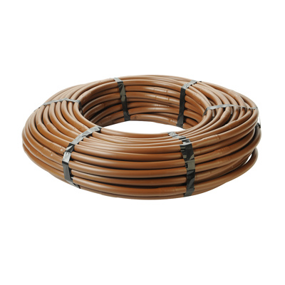 17 mm 1 GPH, 250' CV drip line coil with 18" spacing, brown (.570 OD x .670 ID)