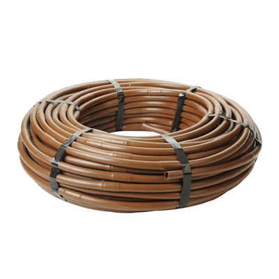 17 mm 0.58 GPH, 250' CV drip line coil with 12" spacing, brown (OD:0.66" x ID:0.56")