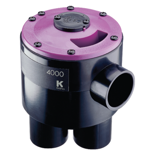 4000 VALVE: 4 OUTLET 2 ZONE 1" FOR RECLAIMED WATER