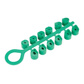 RACK, NOZZLES, WITH CLIP - SPARE PART GREEN